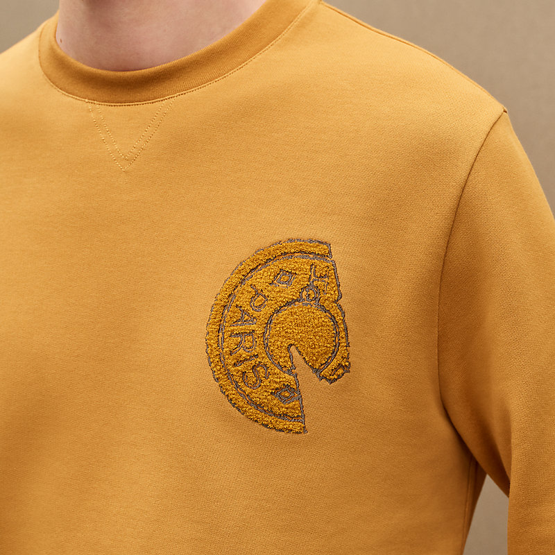 Sweatshirt mit Rundhalsausschnitt und C.D.S.-Patch