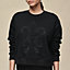 Sweatshirt with embroidered darts, View: Worn, worn, view 4 of 4