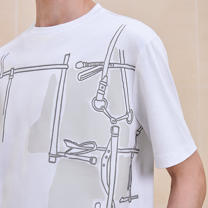 エルメス メンズ 2024新作 Tシャツ 《アルネ・アン・グアッシュ》3D 