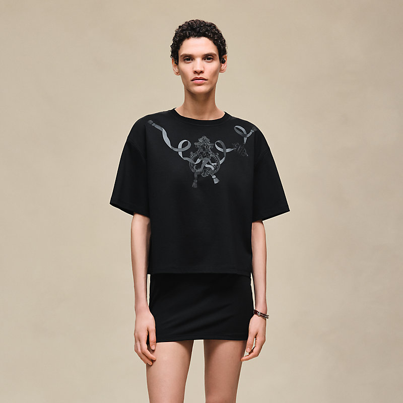 Tシャツ ボクシーフィット 《カルトゥッシュ》 | Hermès - エルメス 