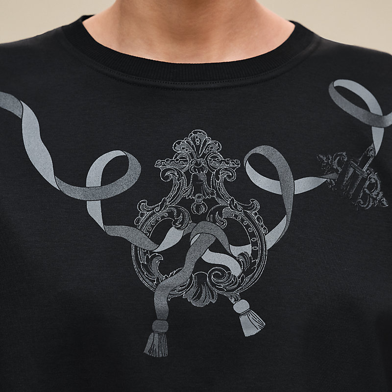 ⭐️エルメス 2026春夏新作 Tシャツ ボクシーフィット カルトゥッシュ 