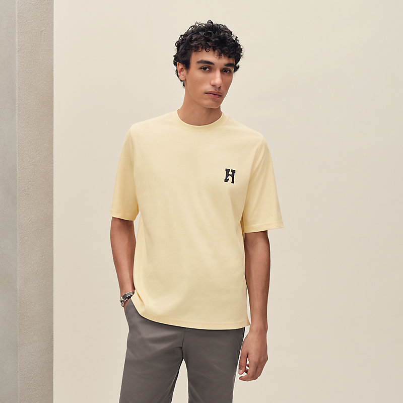 Tシャツ ミニレザーパッチ 《アッシュヴァル》 | Hermès - エルメス 