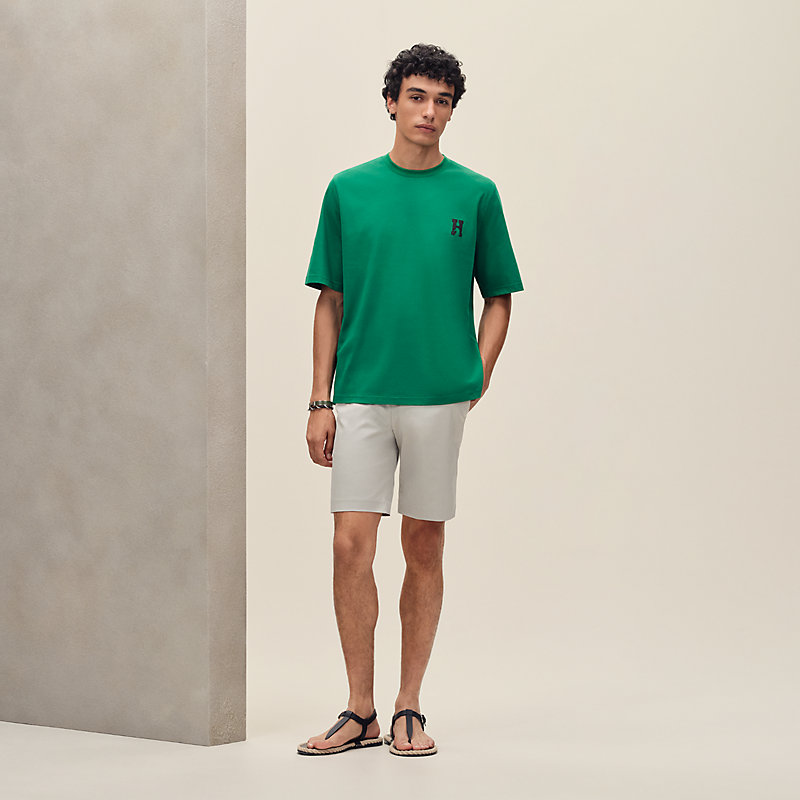 Tシャツ ミニレザーパッチ 《アッシュヴァル》 | Hermès - エルメス 