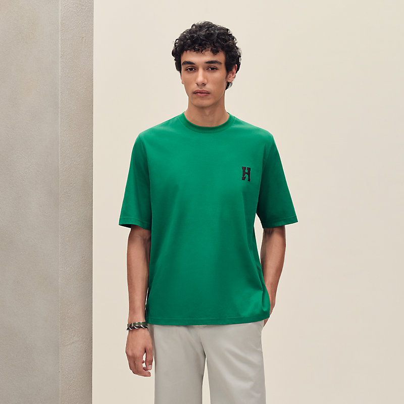 Tシャツ ミニレザーパッチ 《アッシュヴァル》 | Hermès - エルメス 