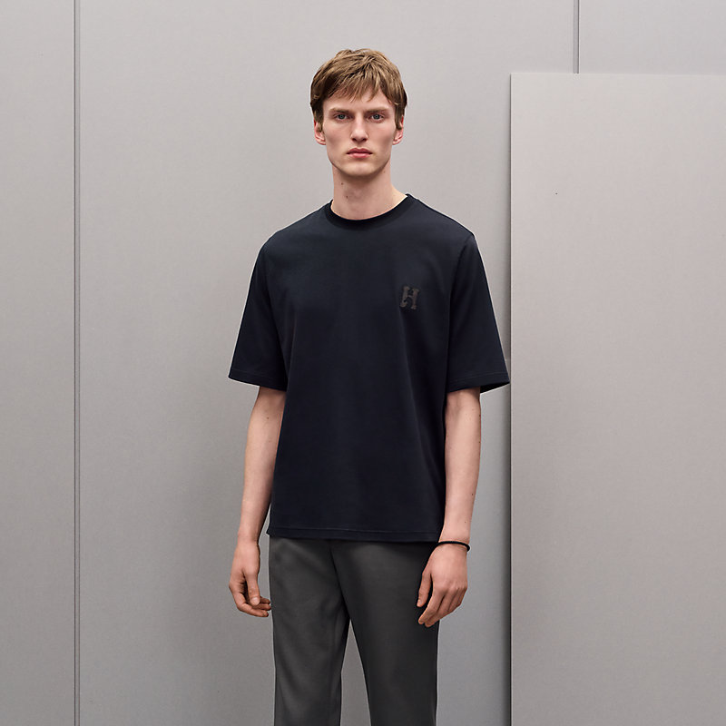 Tシャツ ミニレザーパッチ 《アッシュヴァル》 | Hermès - エルメス 