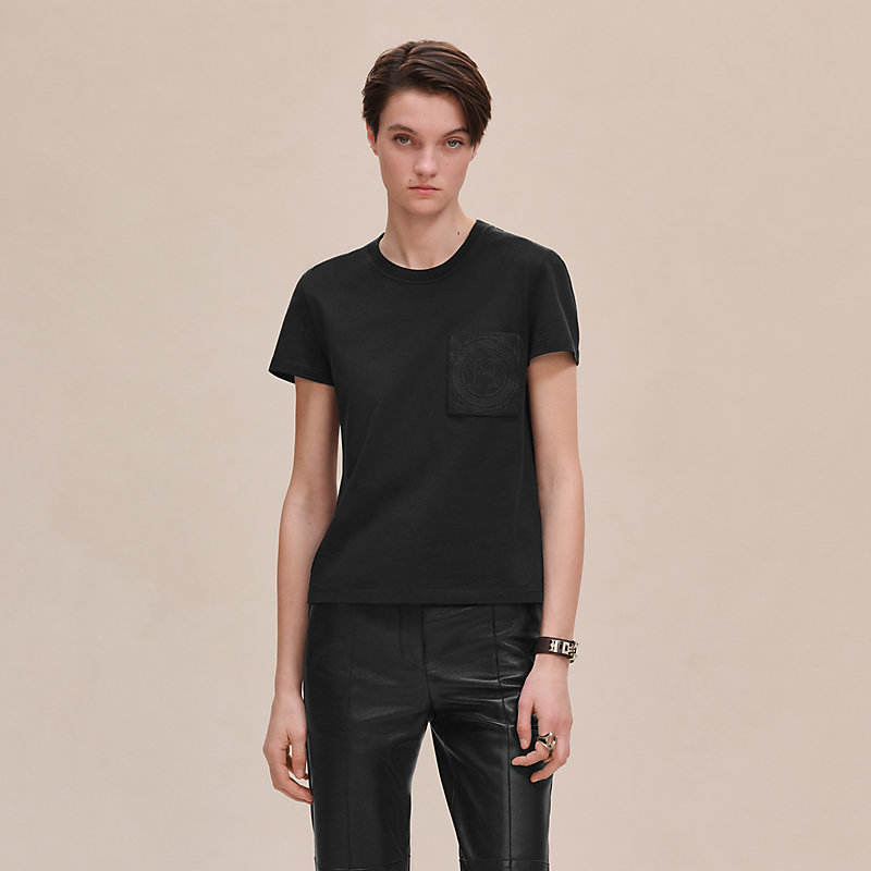 Tシャツ 刺繍入りポケット | Hermès - エルメス-公式サイト