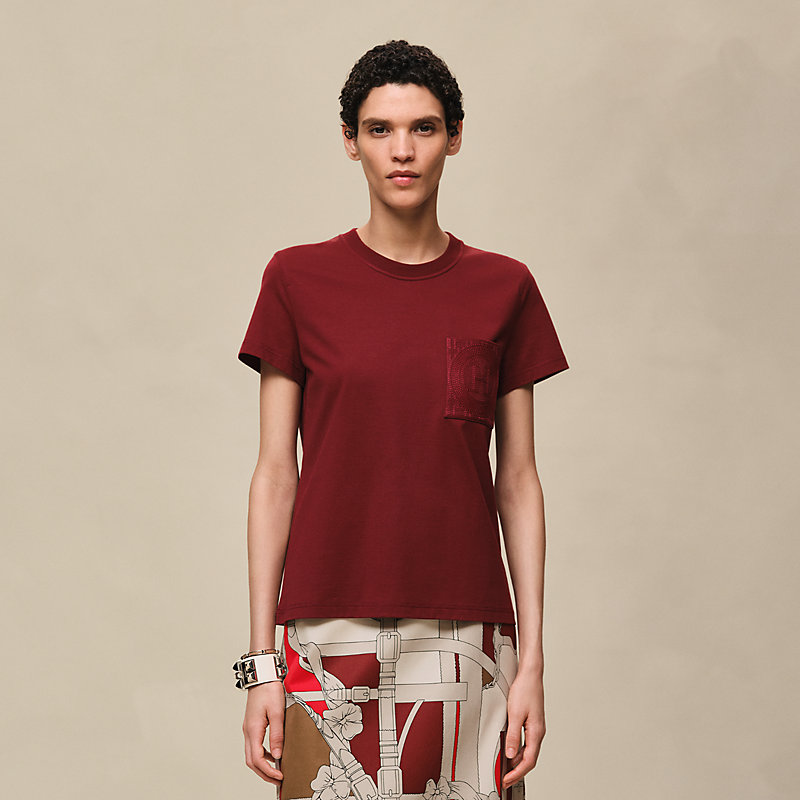 Tシャツ 刺繍入りポケット | Hermès - エルメス-公式サイト