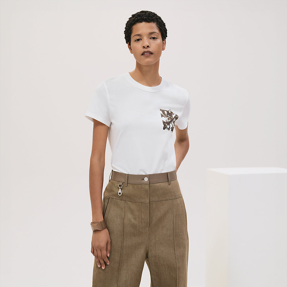 HERME T SHIRT 25S IN COTTON  266118