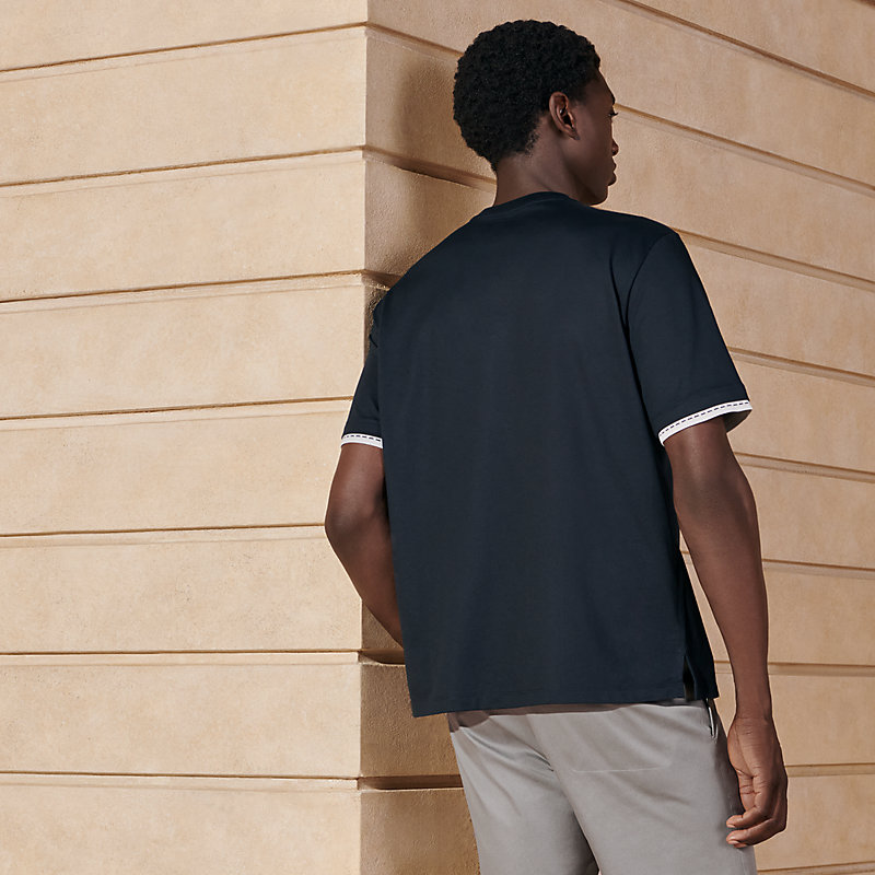 T-shirt détail « piqûres sellier » | Hermès Belgique