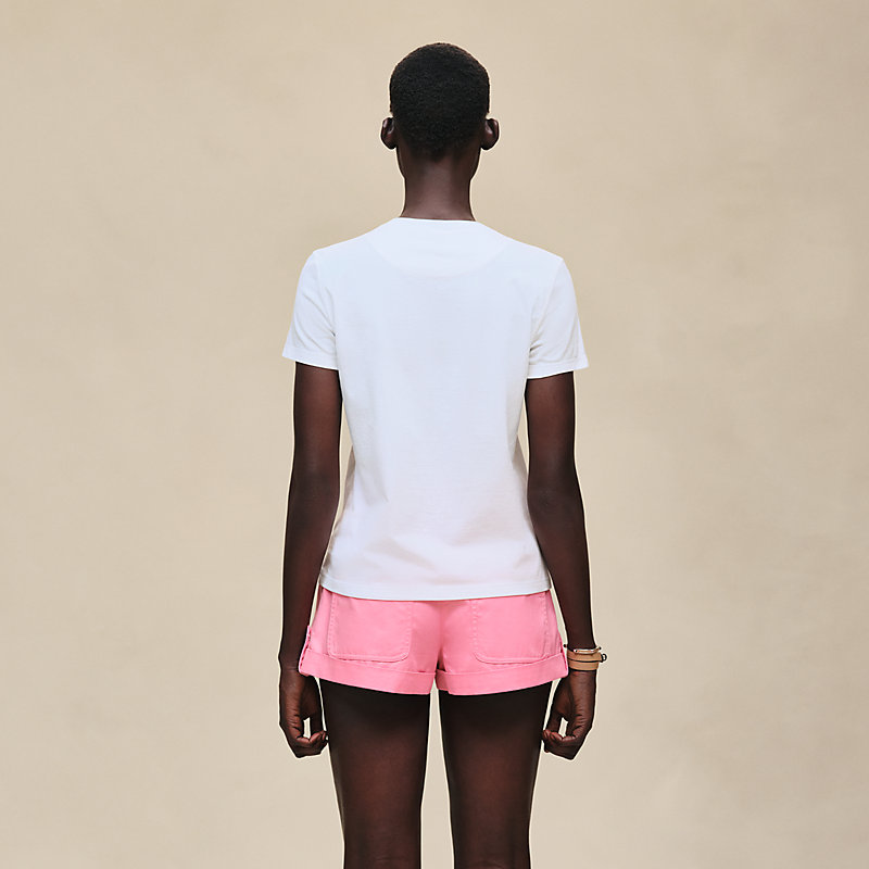 T-shirt dritta cartiglio
