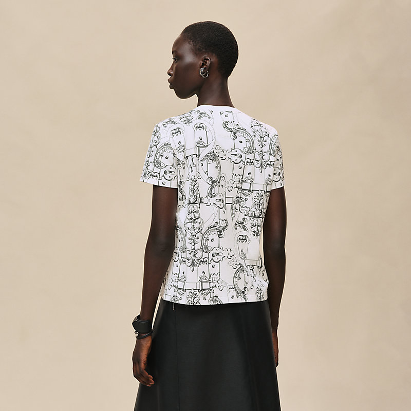 T-shirt droit imprimé «&nbsp;Ferronnerie Remix&nbsp;»