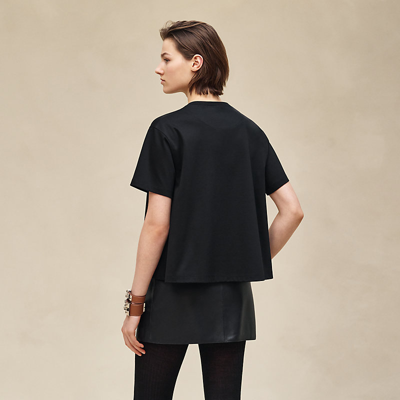 T-shirt évasé brodé