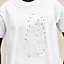 T-shirt évasé brodé, Vue: Vue portée, worn, vue 5 sur 5