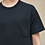 T-shirt maxi con tasca ricamata, Vista: Immagine prodotto indossato, worn, vista 4 su 4