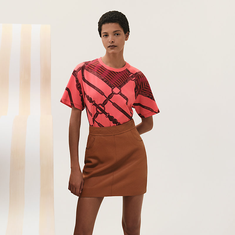 T-shirt maxi imprimé placé « Coaching Remix »