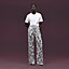 T-shirt maxi poche brodée, Vue: Vue portée, worn, vue 1 sur 4