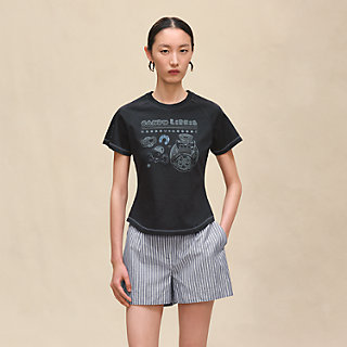 デイリー使いに♪【HERMES】Tシャツ cartouche T-shirt micro cartouche | Hermès Canada
