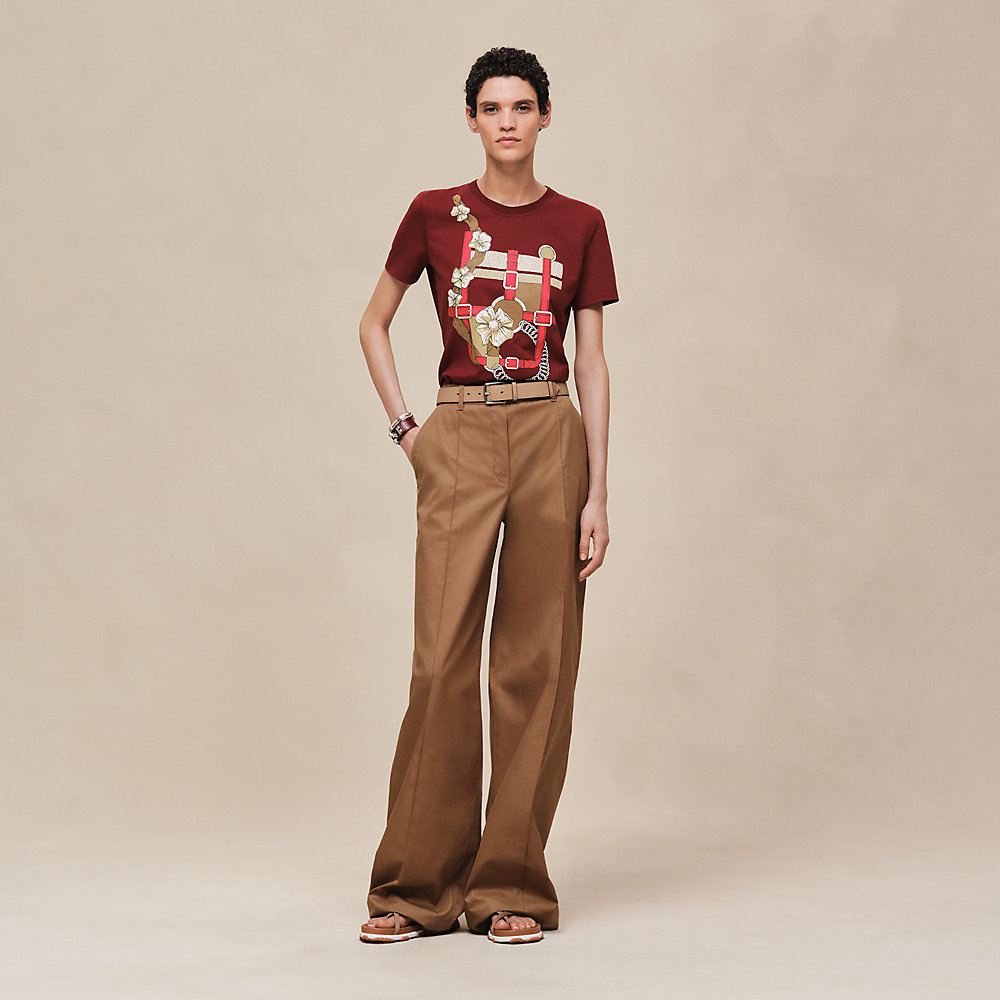 Hermes エルメス　Tシャツ　micro cartouche 36 T-shirt micro cartouche | Hermès Suisse