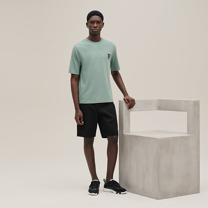 T-shirt mini patch in pelle “H’Cheval”