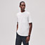 T-Shirt mit "H"-Stickerei, Ansicht: Getragene Ansicht, worn, Ansicht 1 von 3
