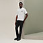 T-Shirt mit Mini-Patch aus Leder "H'Cheval", Ansicht: Getragene Ansicht, worn, Ansicht 1 von 4