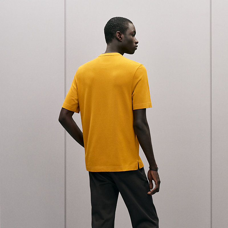 T-Shirt mit "Piqûres Sellier"-Detail, Ansicht: , Ansicht 3 von 5