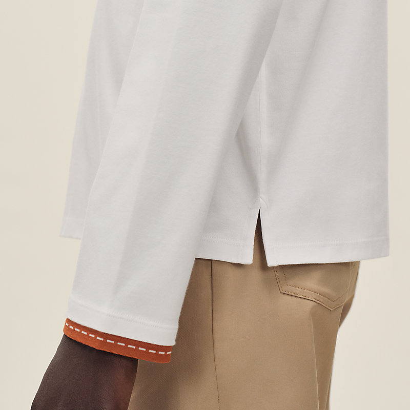 T-Shirt mit "Sellier"-Detail