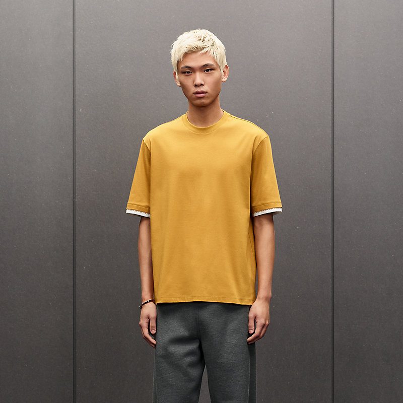 T-Shirt mit "Sellier"-Detail, Ansicht: , Ansicht 3 von 4