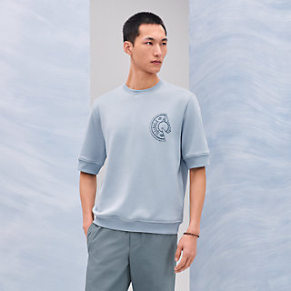 HERMES エルメス マキシTシャツ 鐙 インターロック アイボリー/レッド 40サイズ Apparel