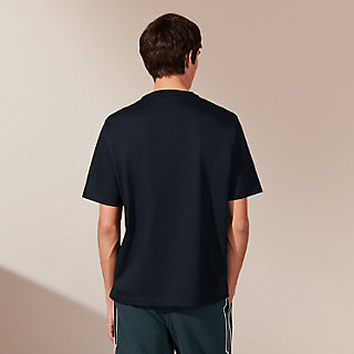 【シンプル/お洒落】HERMES Tシャツ Harnais en Gouache 3D t-shirt-with-h3d-embroidery--