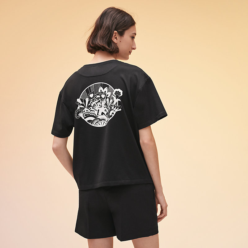 T-shirt with maxi print | Hermès Finland