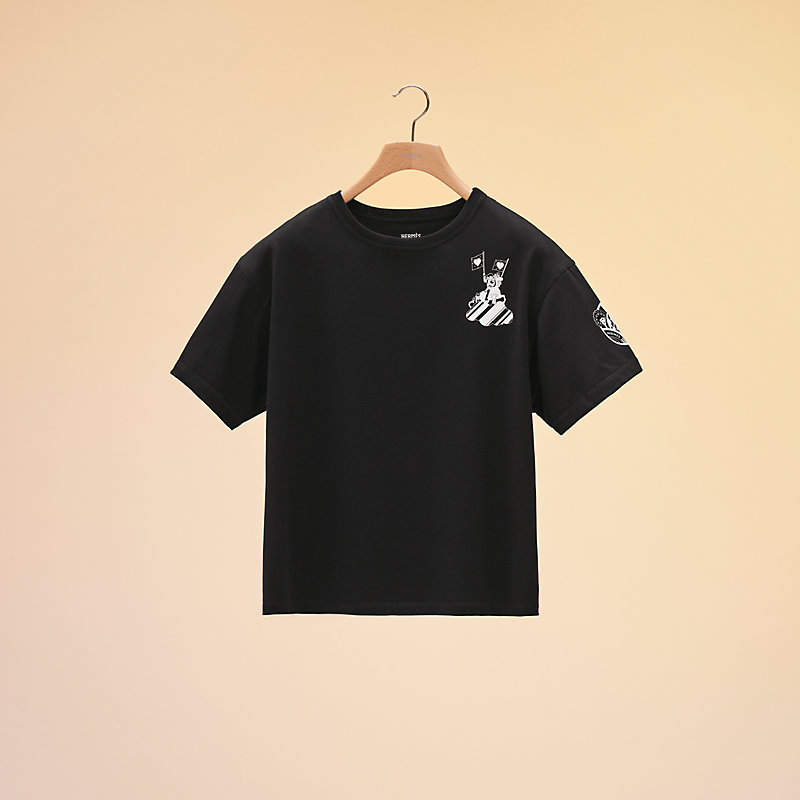 T-shirt with maxi print | Hermès Finland