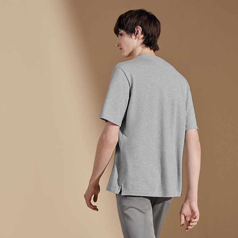 T-shirt with pocket - Grey - XXS | Hermès UAE