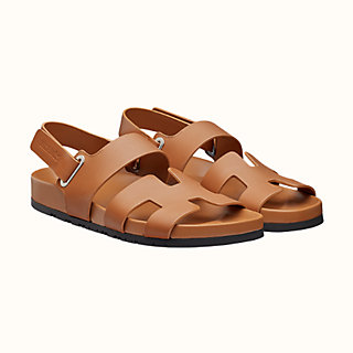 hermes sandal brown
