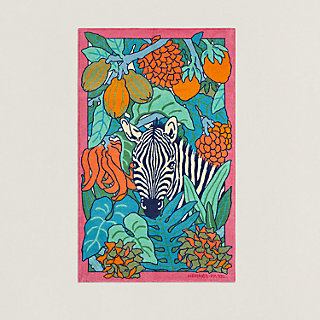 Tapis de plage Cheval Marin - Bleu | Hermès Canada