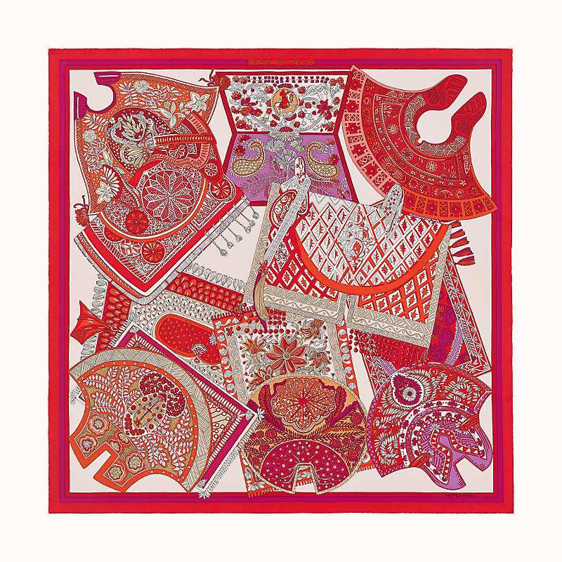 hermes tapis de selle scarf