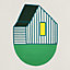 Tapis Les Cabanes Jardin, View: Flat, flat, view 1 of 2