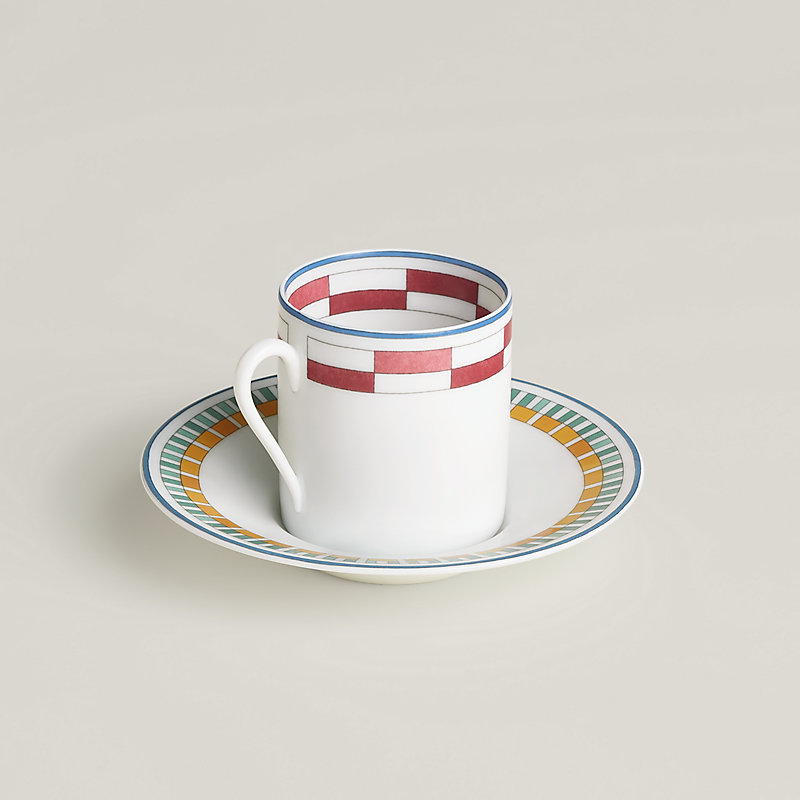 Tasse à café et soucoupe Hermès en Contrepoint n°1