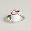Tasse à café et soucoupe Hermès en Contrepoint n°1, Vue: vue de face, front, vue 1 sur 3