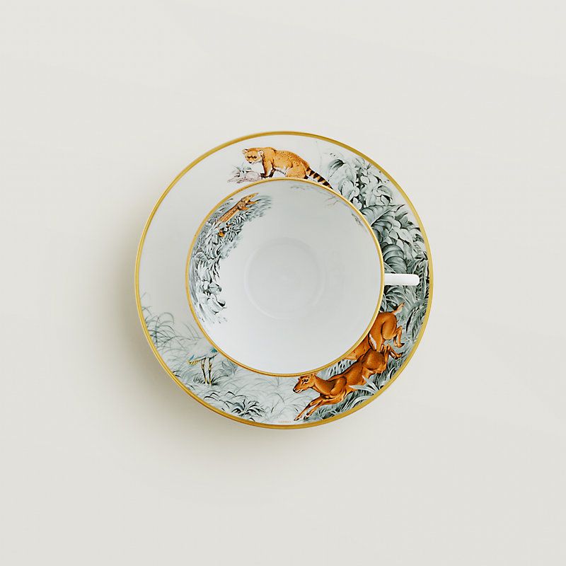 Tasse à déjeuner et soucoupe Carnets d'Équateur