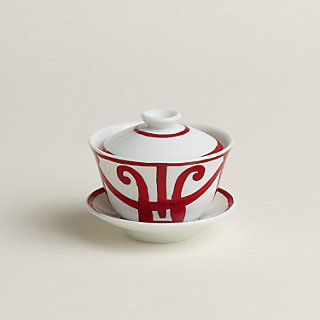 Tasse couverte et soucoupe Balcon du Guadalquivir | Hermès France