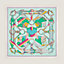 Tatersale en Zigzag double face scarf 90, View: Flat, flat, view 4 of 5