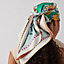 Tatersale en Zigzag double face scarf 90, View: Worn, worn, view 2 of 5