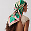 Tatersale en Zigzag double face scarf 90, View: Worn, worn, view 3 of 5