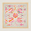 Tatersale en Zigzag double face scarf 90, View: Flat, flat, view 3 of 4