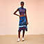 "Tatersales en Zigzag" twillaine skirt, View: Worn, worn, view 1 of 5