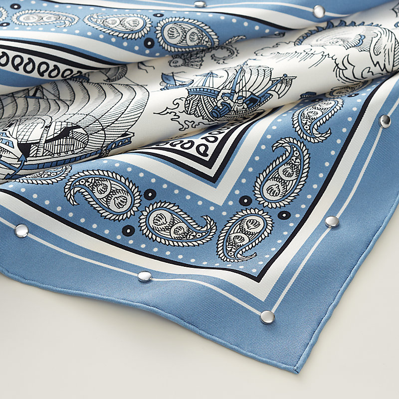 Tatouages Marins Bandana 70飾釘方巾