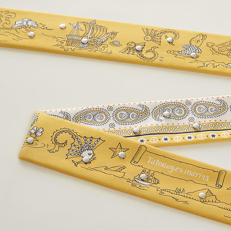 Tatouages Marins Bandana 스터드 트윌 리본