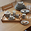 Vista: Immagine prodotto indossato, Tazza da colazione con piattino Mosaïque au 24 platino