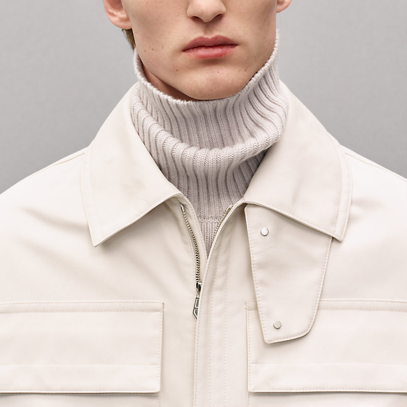 Technical gabardine zipped jacket, View: , view 7 of 7